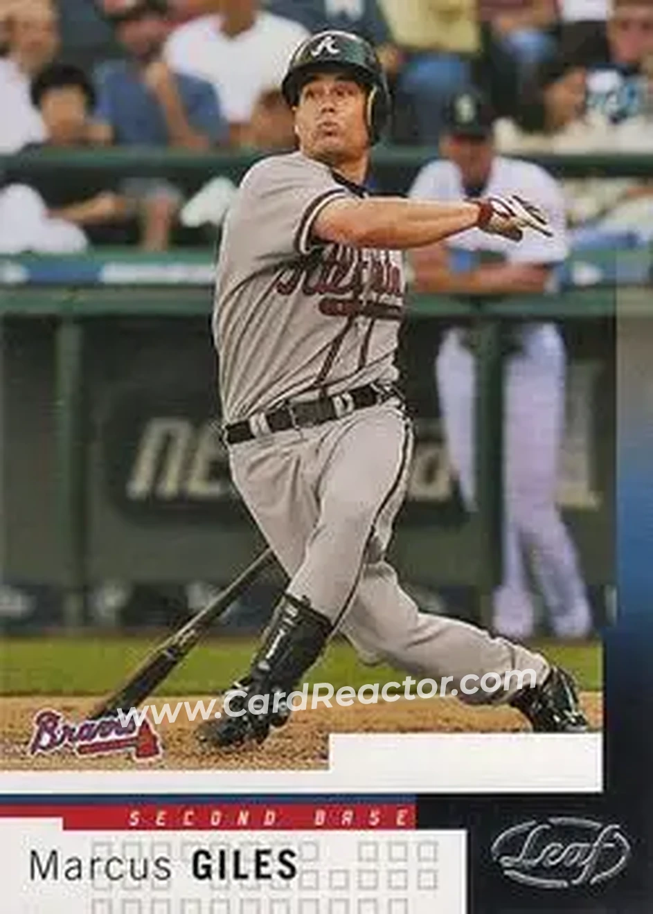 2004 Leaf #112 - Marcus Giles - Atlanta Braves - Front 2004 Leaf #112 - Marcus Giles - Atlanta Braves - Front