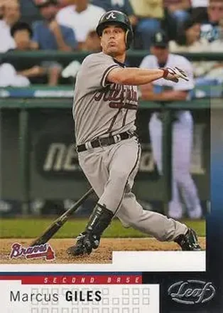 2004 Leaf #112 - Marcus Giles - Atlanta Braves