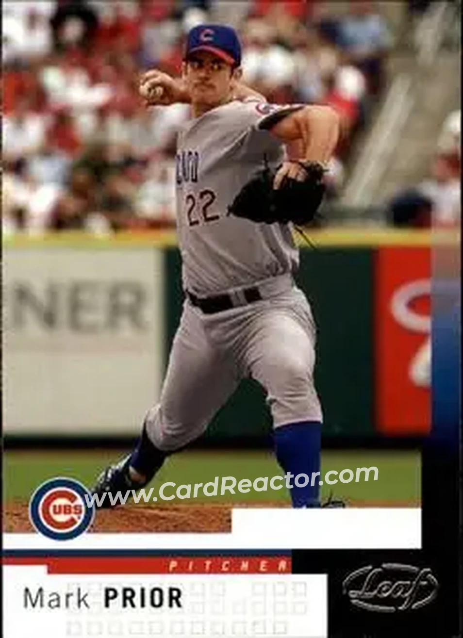 2004 Leaf #117 - Mark Prior - Chicago Cubs - Front