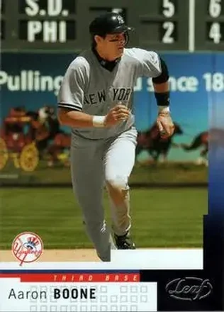 2004 Leaf #120 - Aaron Boone - New York Yankees