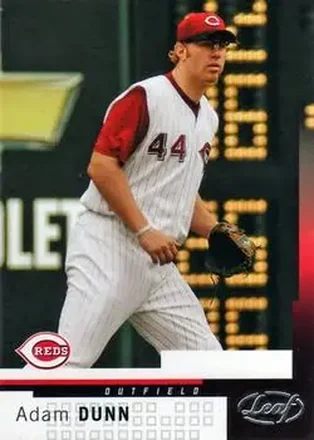 2004 Leaf #121 - Adam Dunn - Cincinnati Reds