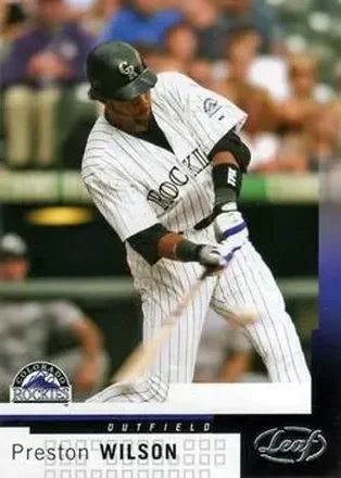 2004 Leaf #130 - Preston Wilson - Colorado Rockies