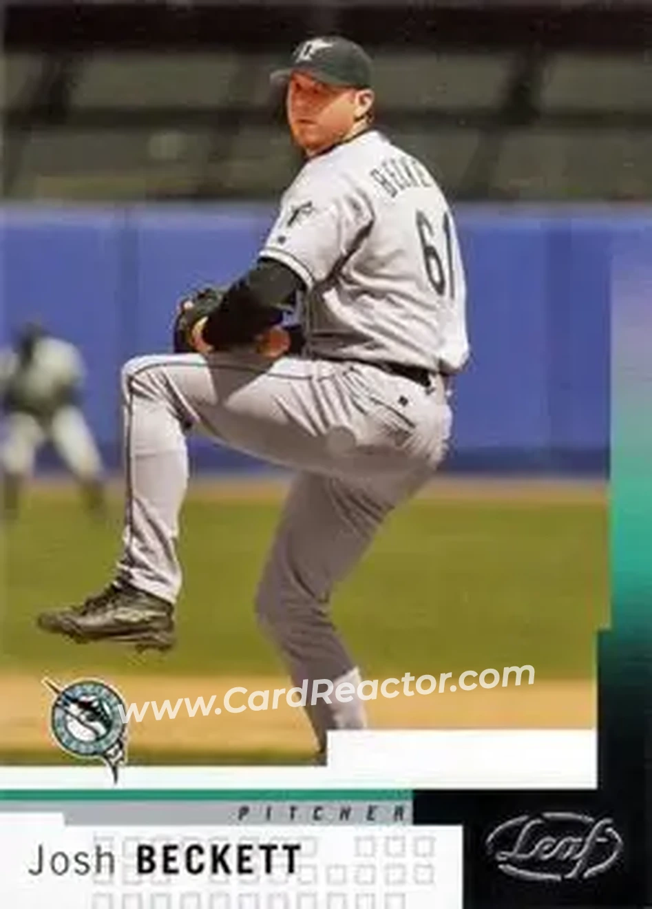 2004 Leaf #134 - Josh Beckett - Florida Marlins - Front 2004 Leaf #134 - Josh Beckett - Florida Marlins - Front