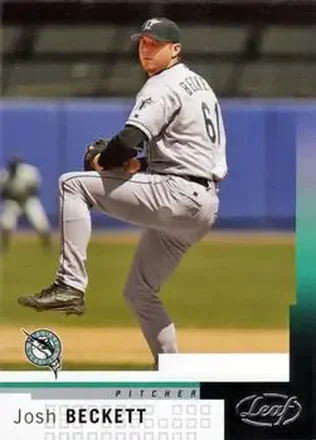 2004 Leaf #134 - Josh Beckett - Florida Marlins
