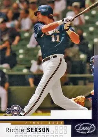 2004 Leaf #153 - Richie Sexson - Milwaukee Brewers