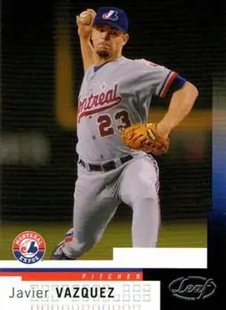 2004 Leaf #157 - Javier Vazquez - Montreal Expos