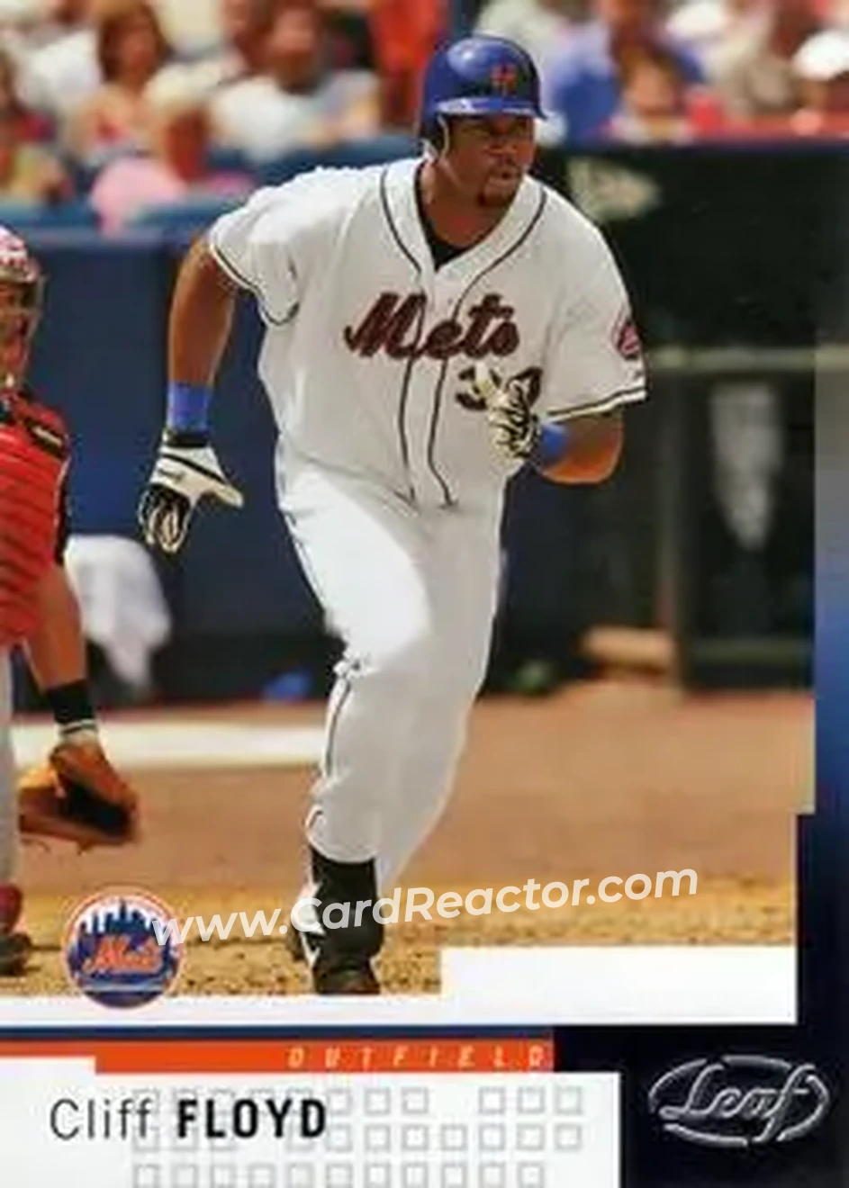 2004 Leaf #165 - Cliff Floyd - New York Mets - Front 2004 Leaf #165 - Cliff Floyd - New York Mets - Front
