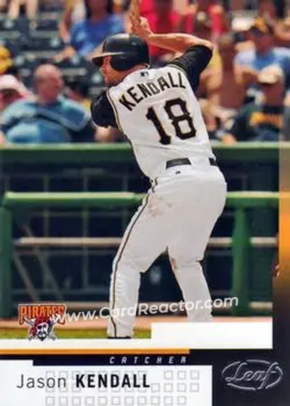 2004 Leaf #178 - Jason Kendall - Pittsburgh Pirates - Front 2004 Leaf #178 - Jason Kendall - Pittsburgh Pirates - Front