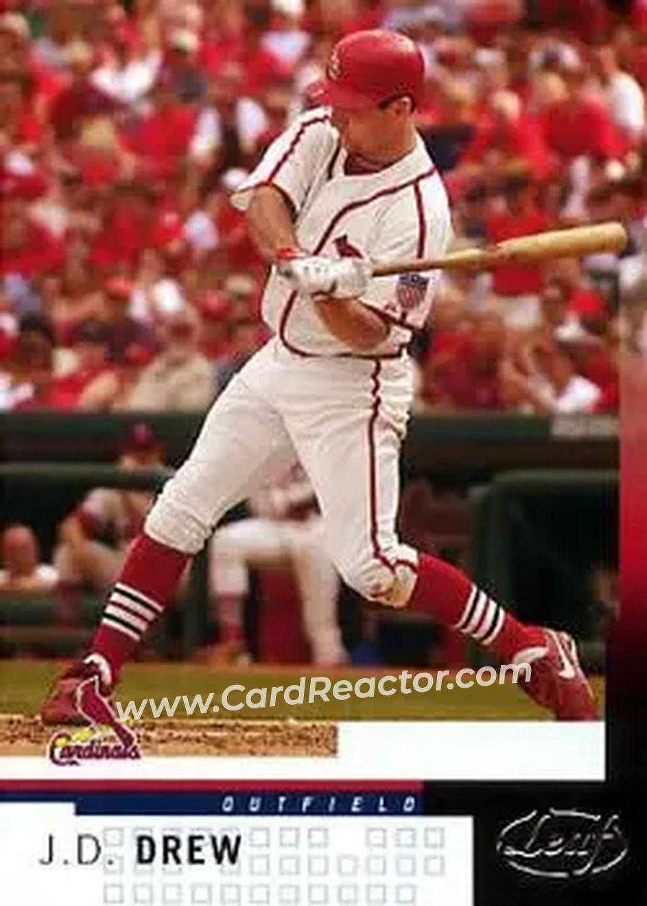 2004 Leaf #183 - J.D. Drew - St. Louis Cardinals - Front 2004 Leaf #183 - J.D. Drew - St. Louis Cardinals - Front