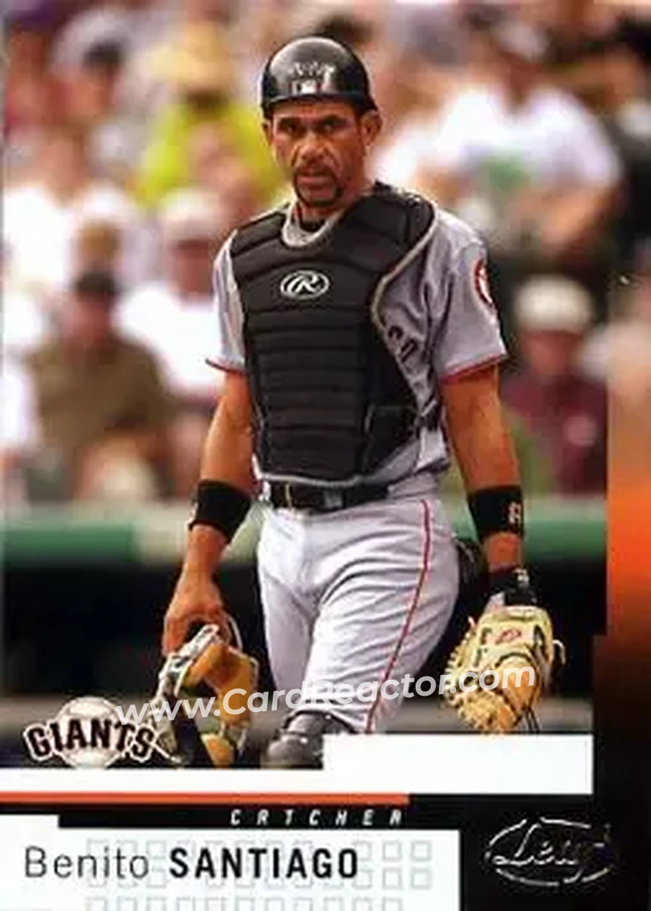 2004 Leaf #196 - Benito Santiago - San Francisco Giants - Front 2004 Leaf #196 - Benito Santiago - San Francisco Giants - Front