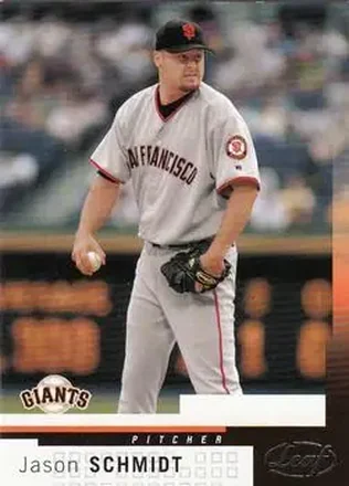 2004 Leaf #199 - Jason Schmidt - San Francisco Giants