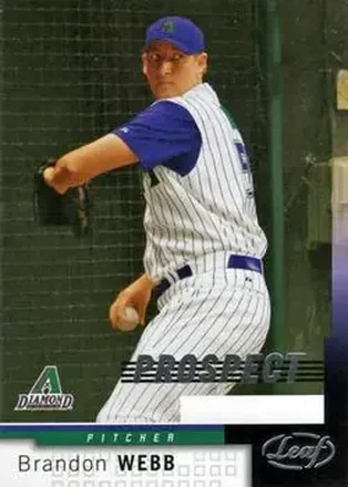 2004 Leaf #209 - Brandon Webb - Arizona Diamondbacks