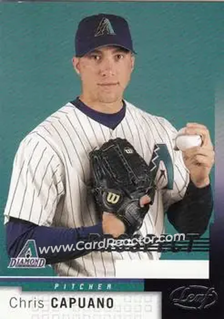2004 Leaf #250 - Chris Capuano - Arizona Diamondbacks - Front