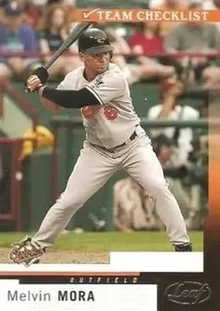 2004 Leaf #273 - Melvin Mora - Baltimore Orioles