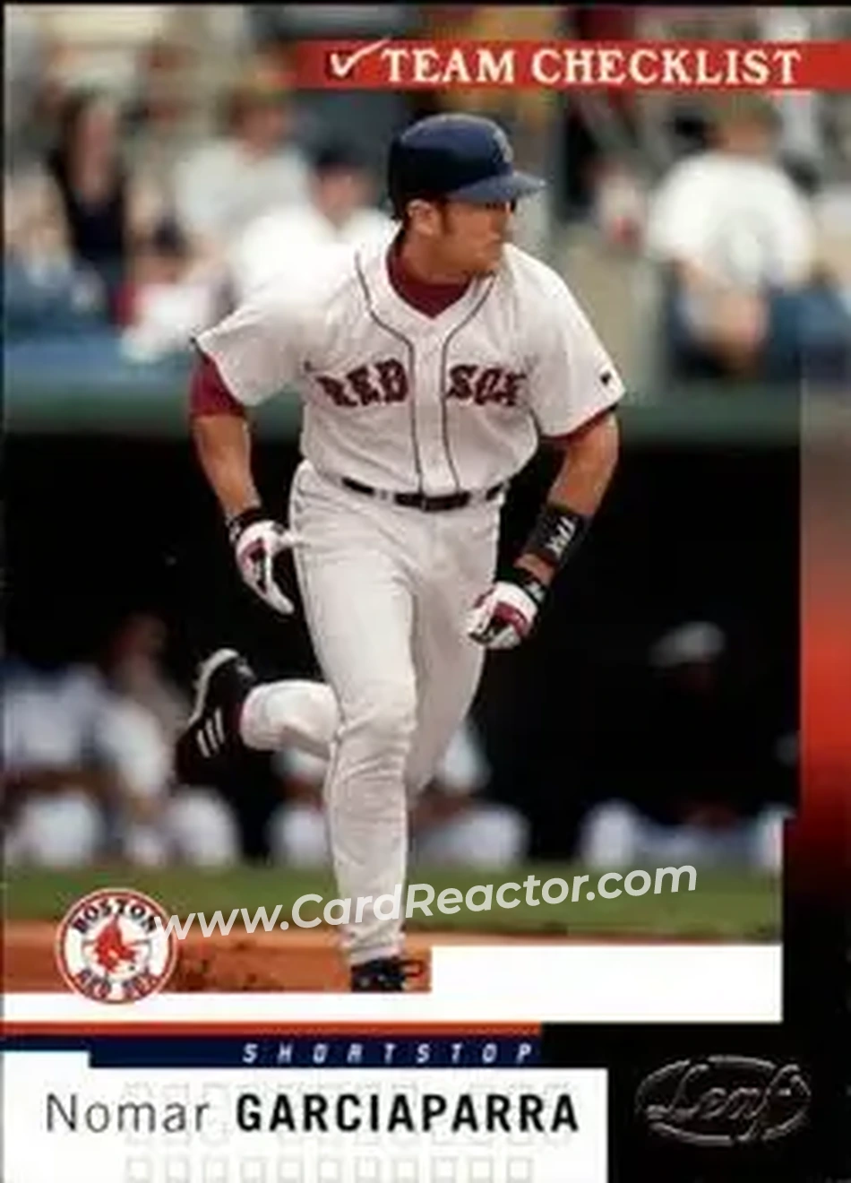 2004 Leaf #274 - Nomar Garciaparra - Boston Red Sox - Front