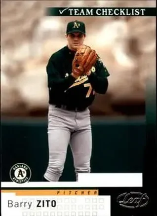 2004 Leaf #281 - Barry Zito - Oakland Athletics