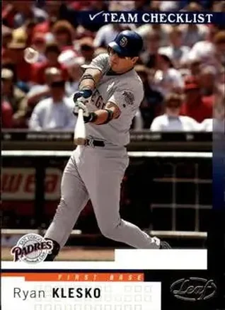 2004 Leaf #300 - Ryan Klesko - San Diego Padres
