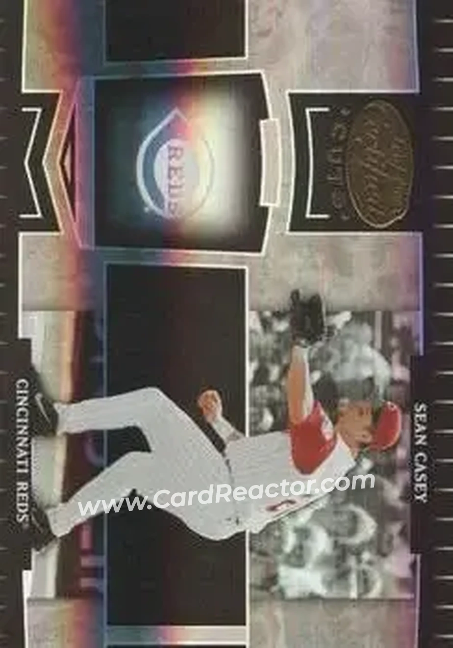 2004 Leaf Certified Cuts #63 - Sean Casey - Cincinnati Reds - Front