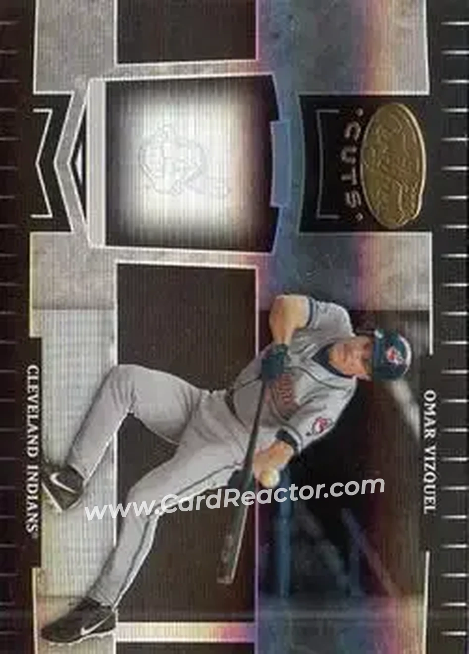 2004 Leaf Certified Cuts #69 - Omar Vizquel - Cleveland Indians - Front