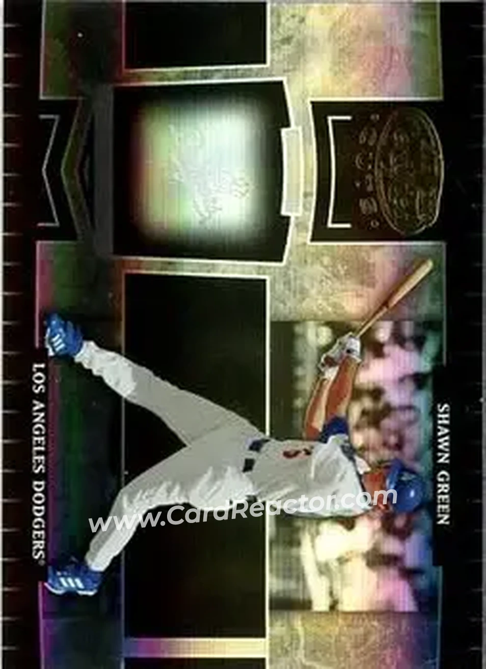 2004 Leaf Certified Cuts #102 - Shawn Green - Los Angeles Dodgers - Front 2004 Leaf Certified Cuts #102 - Shawn Green - Los Angeles Dodgers - Front