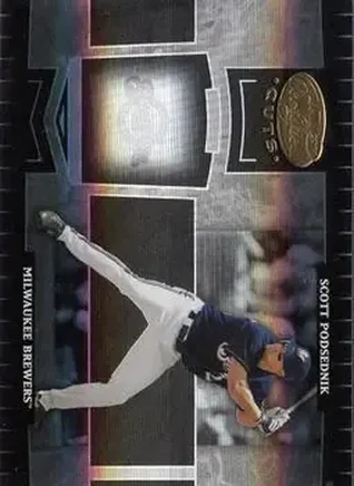 2004 Leaf Certified Cuts #108 - Scott Podsednik - Milwaukee Brewers