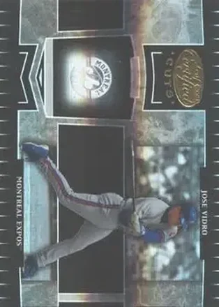 2004 Leaf Certified Cuts #120 - Jose Vidro - Montreal Expos