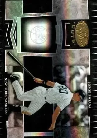 2004 Leaf Certified Cuts #127 - Jorge Posada - New York Yankees