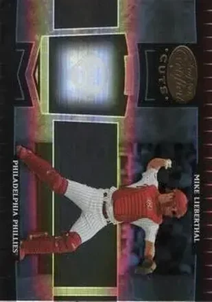 2004 Leaf Certified Cuts #148 - Mike Lieberthal - Philadelphia Phillies