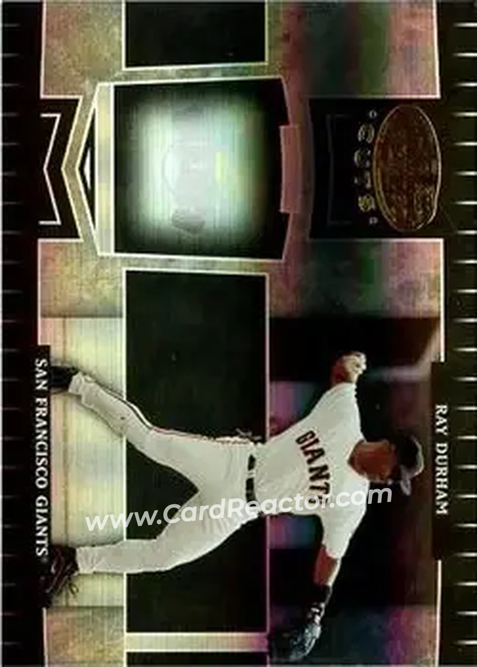 2004 Leaf Certified Cuts #168 - Ray Durham - San Francisco Giants - Front 2004 Leaf Certified Cuts #168 - Ray Durham - San Francisco Giants - Front