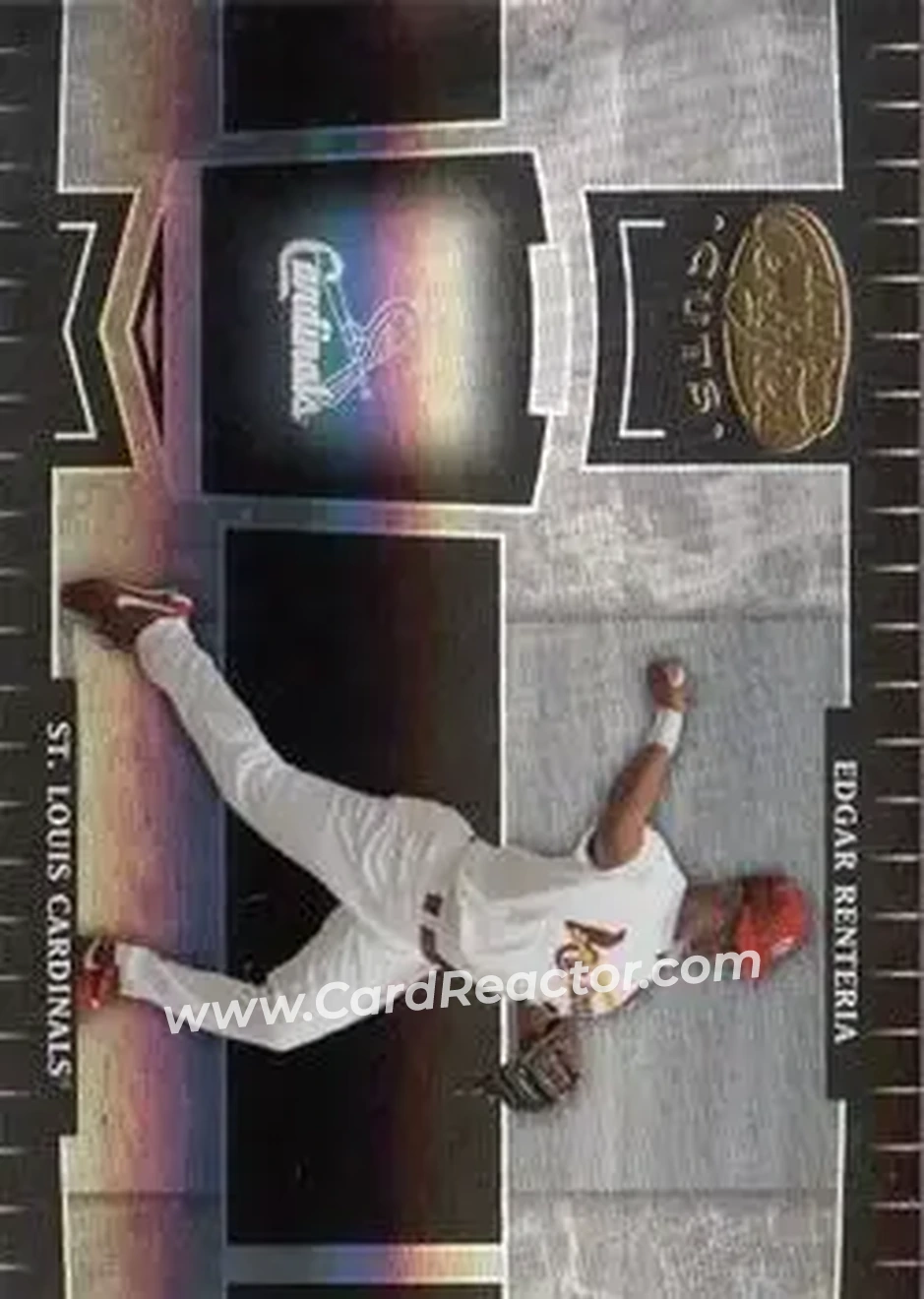 2004 Leaf Certified Cuts #181 - Edgar Renteria - St. Louis Cardinals - Front