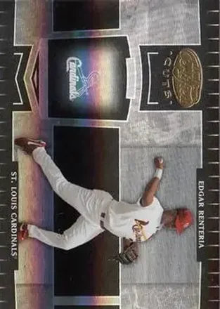 2004 Leaf Certified Cuts #181 - Edgar Renteria - St. Louis Cardinals