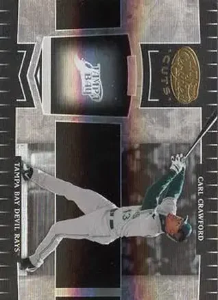 2004 Leaf Certified Cuts #186 - Carl Crawford - Tampa Bay Devil Rays
