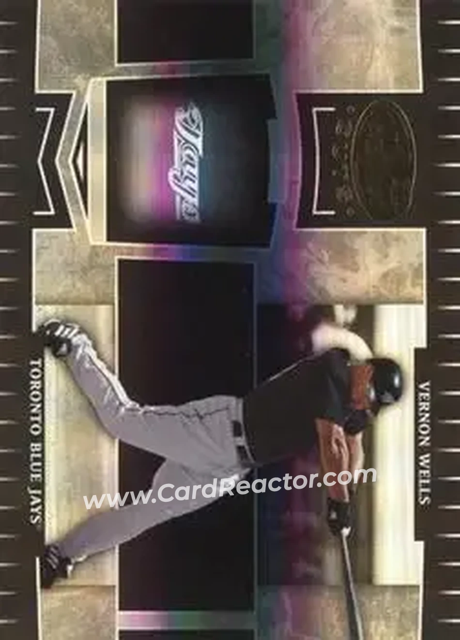 2004 Leaf Certified Cuts #196 - Vernon Wells - Toronto Blue Jays - Front