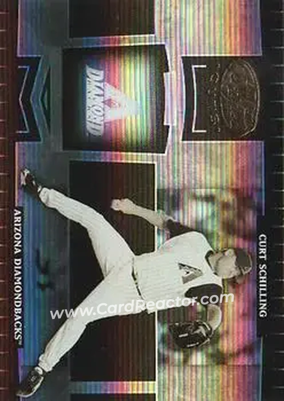 2004 Leaf Certified Cuts #207 - Curt Schilling - Arizona Diamondbacks - Front 2004 Leaf Certified Cuts #207 - Curt Schilling - Arizona Diamondbacks - Front