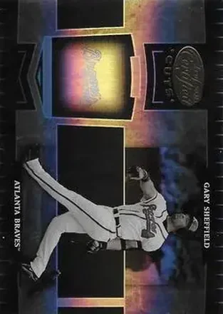 2004 Leaf Certified Cuts #208 - Gary Sheffield - Atlanta Braves