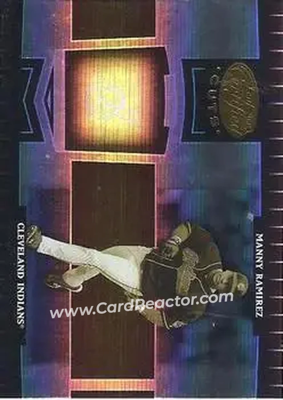 2004 Leaf Certified Cuts #220 - Manny Ramirez - Cleveland Indians - Front 2004 Leaf Certified Cuts #220 - Manny Ramirez - Cleveland Indians - Front