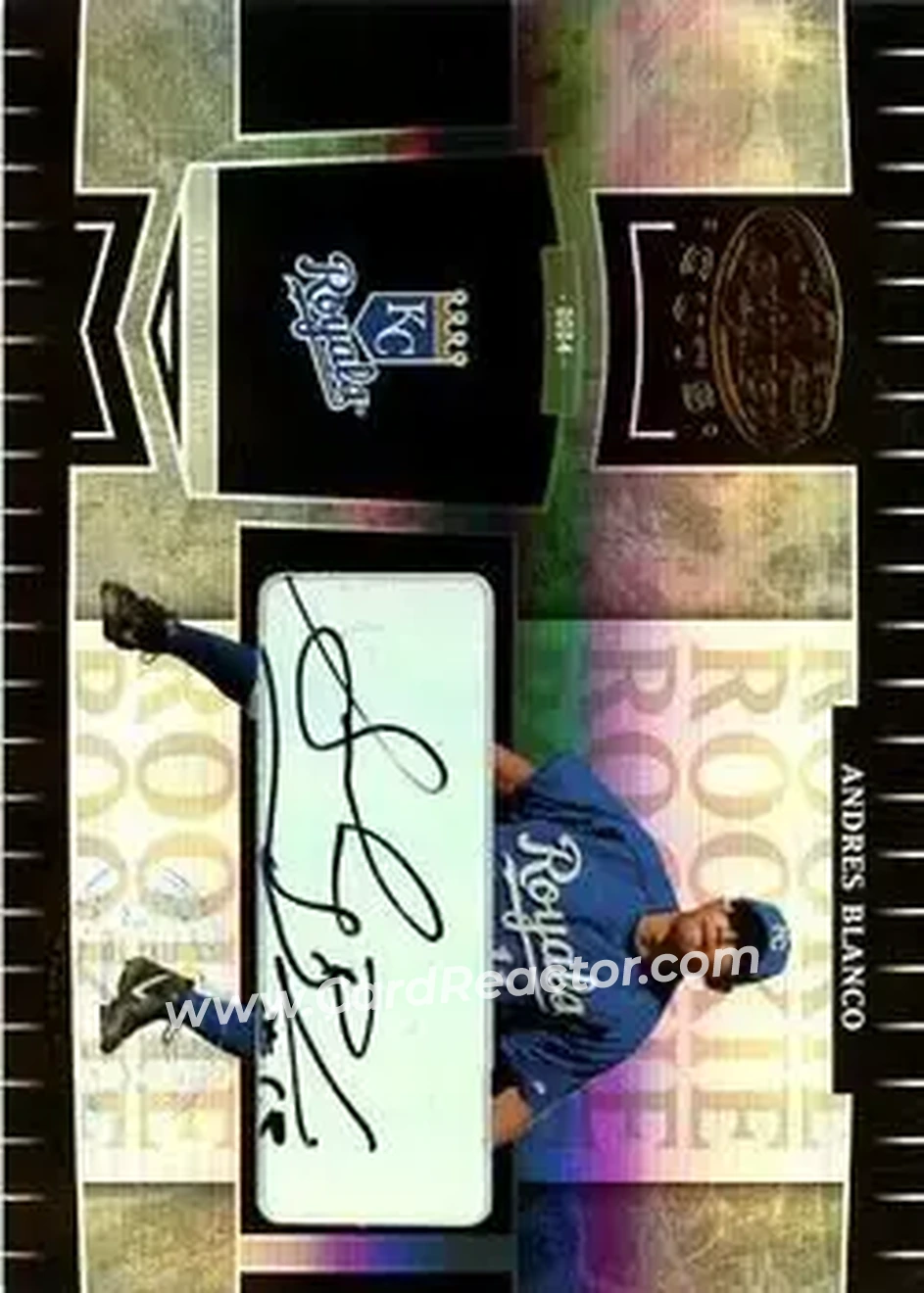 2004 Leaf Certified Cuts #253 - Andres Blanco - Kansas City Royals - Front