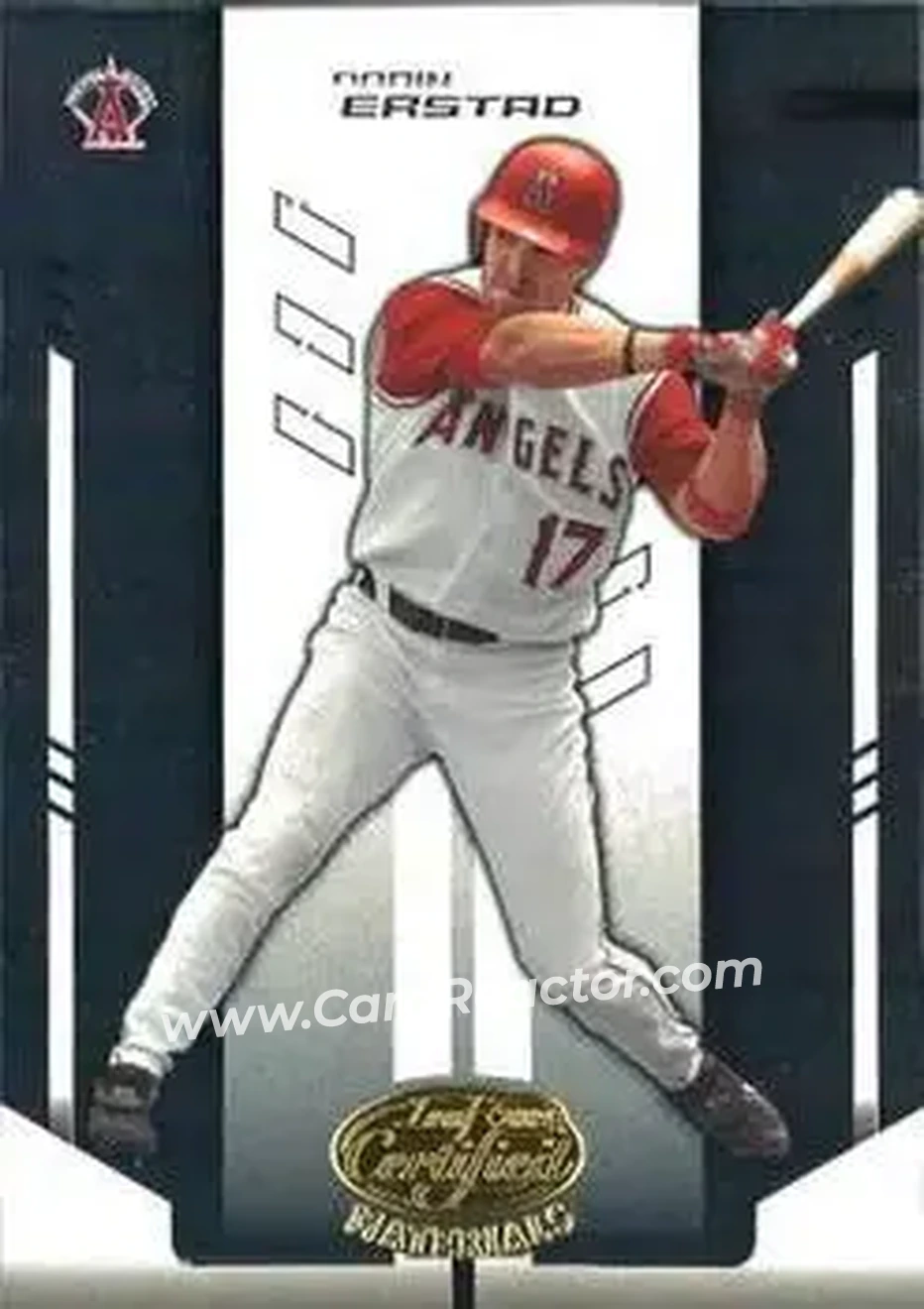 2004 Leaf Certified Materials #48 - Darin Erstad - Anaheim Angels - Front 2004 Leaf Certified Materials #48 - Darin Erstad - Anaheim Angels - Front