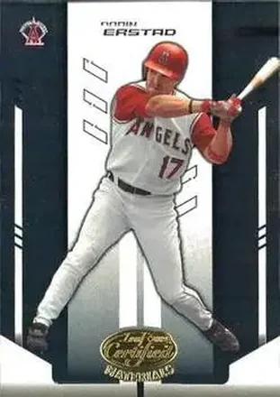 2004 Leaf Certified Materials #48 - Darin Erstad - Anaheim Angels