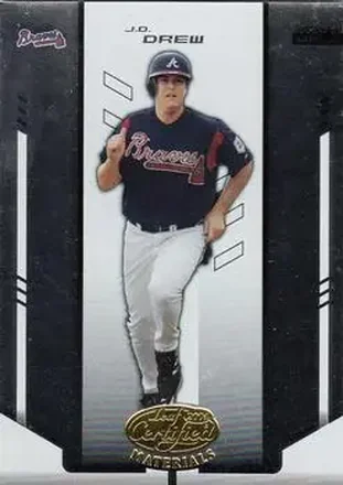 2004 Leaf Certified Materials #77 - J.D. Drew - Atlanta Braves