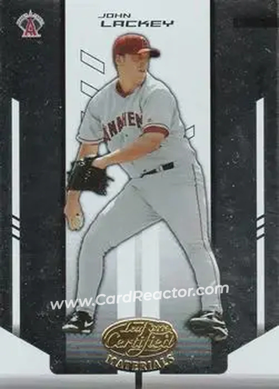2004 Leaf Certified Materials #78 - John Lackey - Anaheim Angels - Front
