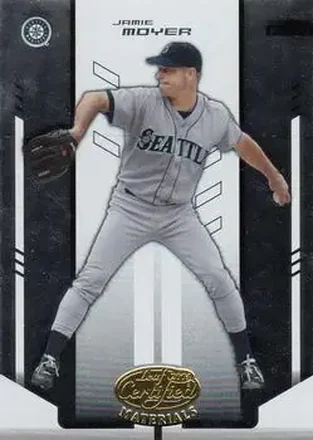 2004 Leaf Certified Materials #81 - Jamie Moyer - Seattle Mariners