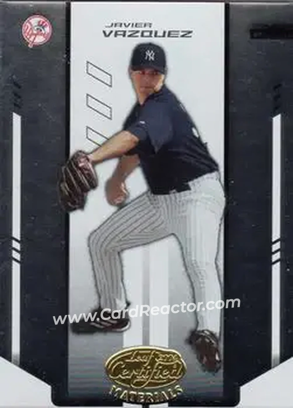 2004 Leaf Certified Materials #87 - Javier Vazquez - New York Yankees - Front 2004 Leaf Certified Materials #87 - Javier Vazquez - New York Yankees - Front