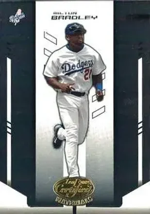 2004 Leaf Certified Materials #95 - Milton Bradley - Los Angeles Dodgers