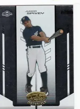 2004 Leaf Certified Materials #114 - Junior Spivey - Milwaukee Brewers