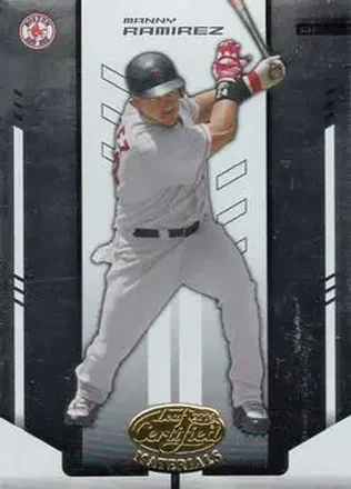 2004 Leaf Certified Materials #128 - Manny Ramirez - Boston Red Sox