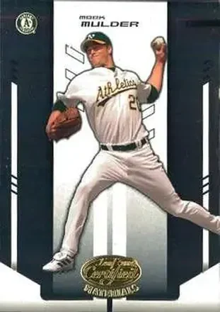2004 Leaf Certified Materials #132 - Mark Mulder - Oakland Athletics