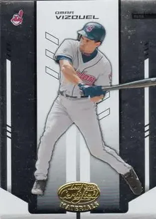 2004 Leaf Certified Materials #145 - Omar Vizquel - Cleveland Indians