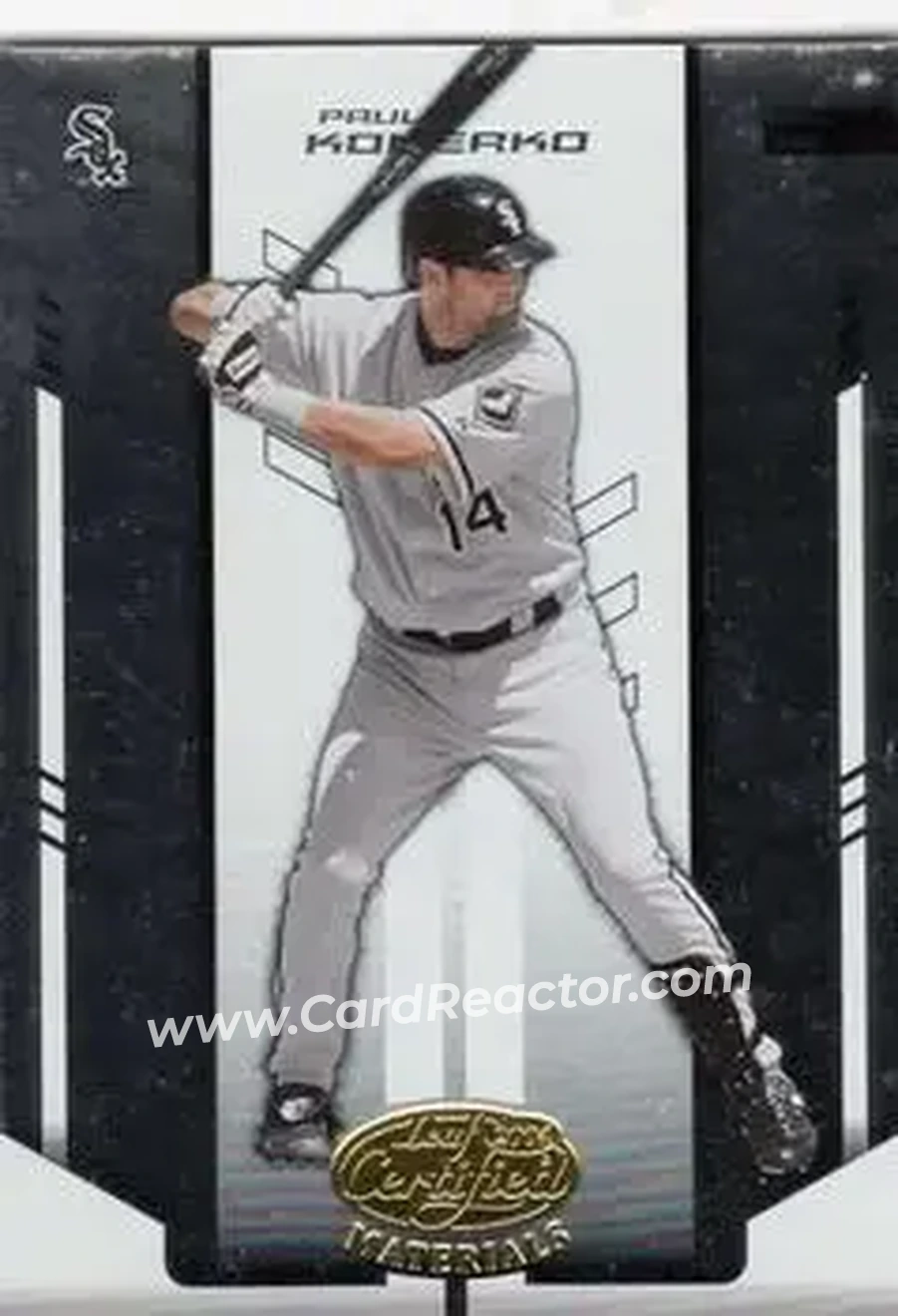 2004 Leaf Certified Materials #149 - Paul Konerko - Chicago White Sox - Front 2004 Leaf Certified Materials #149 - Paul Konerko - Chicago White Sox - Front