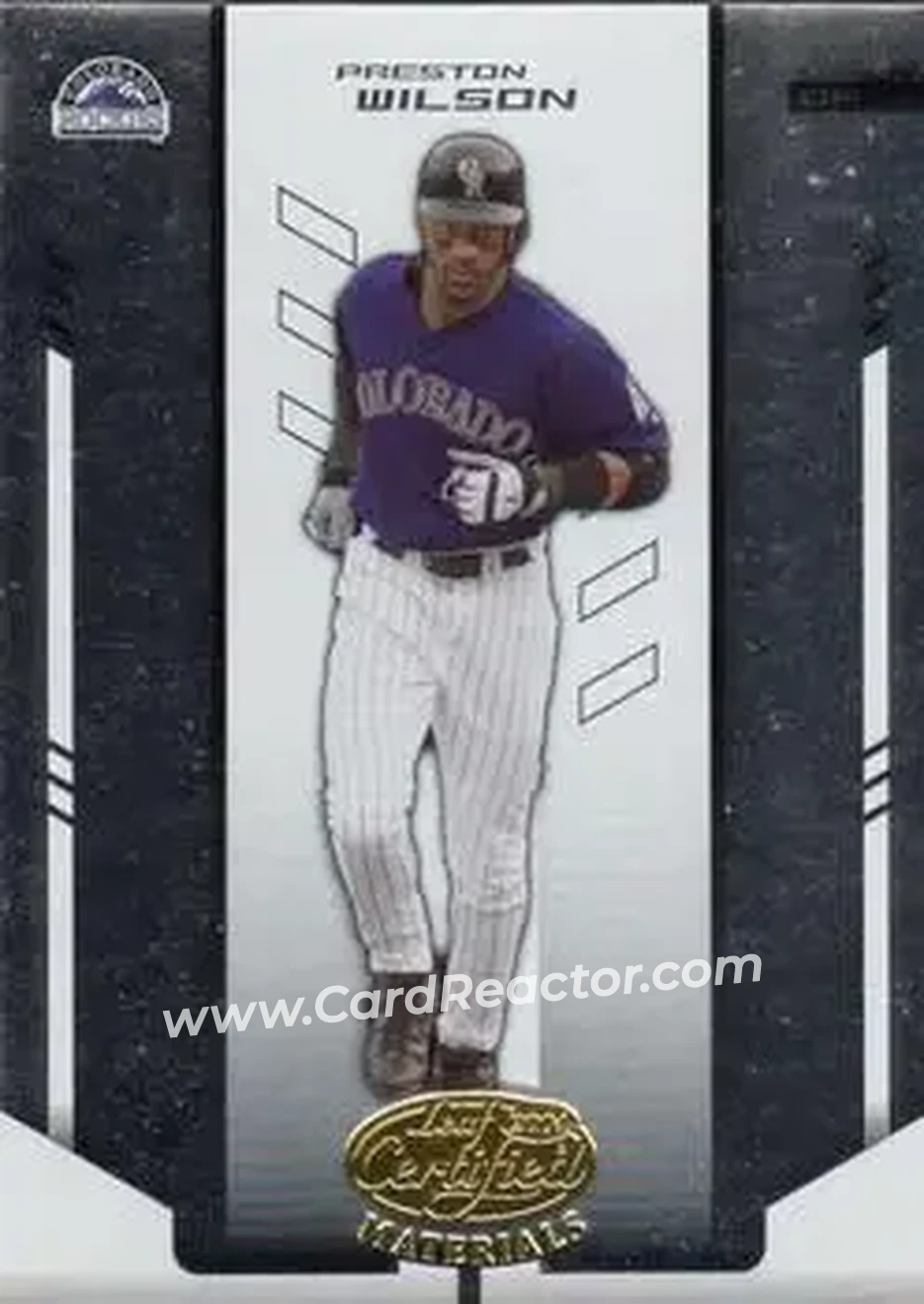2004 Leaf Certified Materials #153 - Preston Wilson - Colorado Rockies - Front